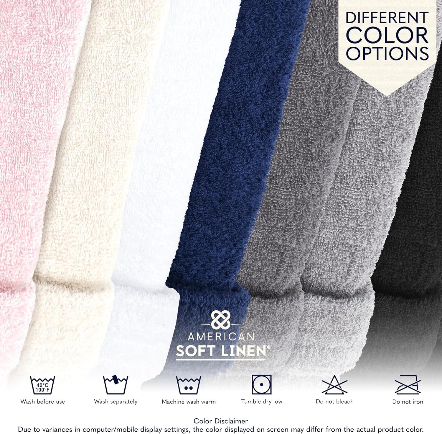 imageAmerican Soft Linen Womens 100 Cotton Terry Bathrobe Soft Absorbent Quick Dry Turkish Robes for Women Quality HousecoatDark Gray