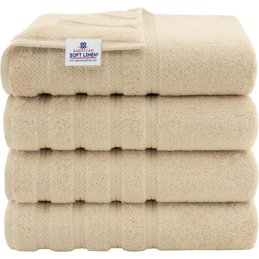 imageAmerican Soft Linen 21x32 Fluffy Foamed Slip Reducer Bath Rug Machine Washable Area Bath Mat Rugs for Bathroom Navy BlueBeige