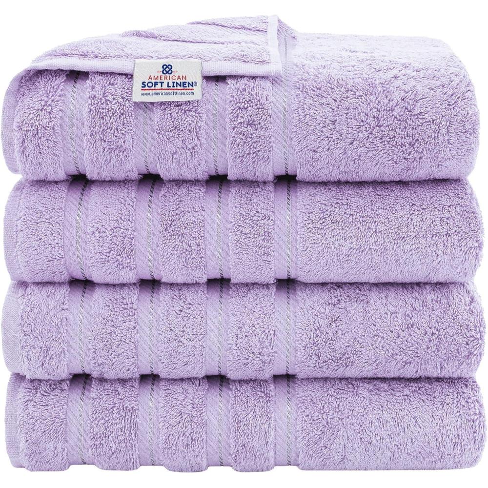 imageAmerican Soft Linen 21x32 Fluffy Foamed Slip Reducer Bath Rug Machine Washable Area Bath Mat Rugs for Bathroom Navy BlueLilac