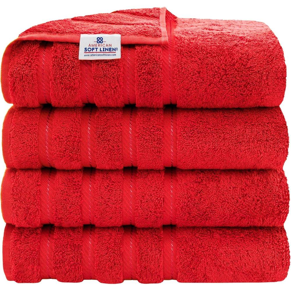 imageAmerican Soft Linen 21x32 Fluffy Foamed Slip Reducer Bath Rug Machine Washable Area Bath Mat Rugs for Bathroom Navy BlueRed