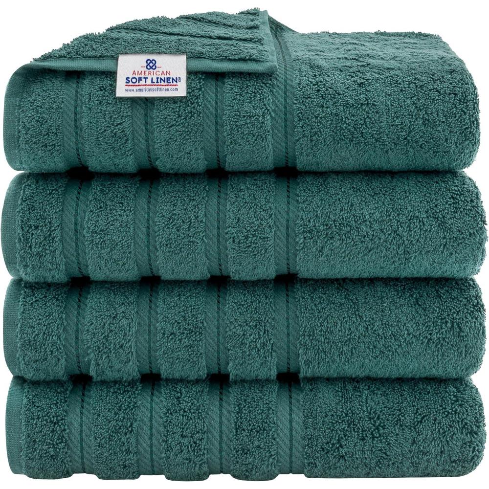 imageAmerican Soft Linen 21x32 Fluffy Foamed Slip Reducer Bath Rug Machine Washable Area Bath Mat Rugs for Bathroom Navy BlueTeal