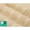 American Soft Linen 21×32 Fluffy Foamed Slip Reducer Bath Rug, Machine Washable Area Bath Mat Rugs for Bathroom, Navy Blue(Beige)