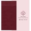 American Soft Linen 21×32 Fluffy Foamed Slip Reducer Bath Rug, Machine Washable Area Bath Mat Rugs for Bathroom, Navy Blue(Bordeaux Red)
