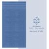 American Soft Linen 21×32 Fluffy Foamed Slip Reducer Bath Rug, Machine Washable Area Bath Mat Rugs for Bathroom, Navy Blue(Electric Blue)