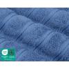 American Soft Linen 21×32 Fluffy Foamed Slip Reducer Bath Rug, Machine Washable Area Bath Mat Rugs for Bathroom, Navy Blue(Electric Blue)