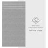 American Soft Linen 21×32 Fluffy Foamed Slip Reducer Bath Rug, Machine Washable Area Bath Mat Rugs for Bathroom, Navy Blue(Light Grey)