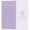 American Soft Linen 21×32 Fluffy Foamed Slip Reducer Bath Rug, Machine Washable Area Bath Mat Rugs for Bathroom, Navy Blue(Lilac)