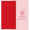 American Soft Linen 21×32 Fluffy Foamed Slip Reducer Bath Rug, Machine Washable Area Bath Mat Rugs for Bathroom, Navy Blue(Red)