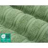 American Soft Linen 21×32 Fluffy Foamed Slip Reducer Bath Rug, Machine Washable Area Bath Mat Rugs for Bathroom, Navy Blue(Sage Green)