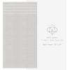 American Soft Linen 21×32 Fluffy Foamed Slip Reducer Bath Rug, Machine Washable Area Bath Mat Rugs for Bathroom, Navy Blue(Silver Gray)