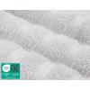 American Soft Linen 21×32 Fluffy Foamed Slip Reducer Bath Rug, Machine Washable Area Bath Mat Rugs for Bathroom, Navy Blue(Silver Gray)