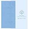 American Soft Linen 21×32 Fluffy Foamed Slip Reducer Bath Rug, Machine Washable Area Bath Mat Rugs for Bathroom, Navy Blue(Sky Blue)