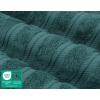 American Soft Linen 21×32 Fluffy Foamed Slip Reducer Bath Rug, Machine Washable Area Bath Mat Rugs for Bathroom, Navy Blue(Teal)