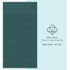 American Soft Linen 21×32 Fluffy Foamed Slip Reducer Bath Rug, Machine Washable Area Bath Mat Rugs for Bathroom, Navy Blue(Teal)
