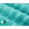 American Soft Linen 21×32 Fluffy Foamed Slip Reducer Bath Rug, Machine Washable Area Bath Mat Rugs for Bathroom, Navy Blue(Turquoise Blue)