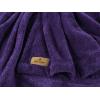 American Soft Linen Bedding Fleece Blanket Throw Size 50×60 inch Plush Fuzzy Cozy Soft Blanket for Bed, Sofa, Couch, Navy Blue(Purple)