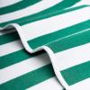 American Soft Linen Cabana Striped Beach Towels, 30×60 inch 4 Piece Oversize Pool Towels, Quick Drying Sand Free Swim Towels, Moss Green(Green)