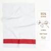 American Soft Linen Dish Towels, 100% Cotton Dish Cloths for Kitchen, 4 Packed Soft Absorbent Quick Dry Kitchen Towels, Red(Red)
