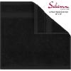 American Soft Linen Salem Turkish Bath Towel Set, 100% Cotton 600 GSM 6 Piece Towels for Bathroom, 2 Bath Towels 2 Hand Towels 2 Washcloths, White(Black)