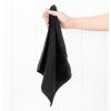 American Soft Linen Salem Turkish Bath Towel Set, 100% Cotton 600 GSM 6 Piece Towels for Bathroom, 2 Bath Towels 2 Hand Towels 2 Washcloths, White(Black)