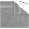 American Soft Linen Salem Turkish Bath Towel Set, 100% Cotton 600 GSM 6 Piece Towels for Bathroom, 2 Bath Towels 2 Hand Towels 2 Washcloths, White(Cool Grey)