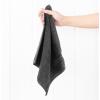 American Soft Linen Salem Turkish Bath Towel Set, 100% Cotton 600 GSM 6 Piece Towels for Bathroom, 2 Bath Towels 2 Hand Towels 2 Washcloths, White(Dark Gray)