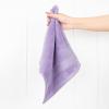 American Soft Linen Salem Turkish Bath Towel Set, 100% Cotton 600 GSM 6 Piece Towels for Bathroom, 2 Bath Towels 2 Hand Towels 2 Washcloths, White(Lilac)