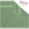 American Soft Linen Salem Turkish Bath Towel Set, 100% Cotton 600 GSM 6 Piece Towels for Bathroom, 2 Bath Towels 2 Hand Towels 2 Washcloths, White(Sage Green)