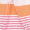 American Soft Linen Turkish Peshtemal Beach Towels, 40″ x 70″ Size 4 Pack Swim Towels for Beach and Pool Towels, Blue Stripe(Pink)