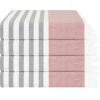 American Soft Linen Turkish Peshtemal Beach Towels, 40″ x 70″ Size 4 Pack Swim Towels for Beach and Pool Towels, Blue Stripe(Rose)
