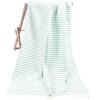 American Soft Linen Turkish Peshtemal Beach Towels, 40″ x 70″ Size 4 Pack Swim Towels for Beach and Pool Towels, Blue Stripe(Turquoise)