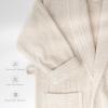 American Soft Linen Women’s 100% Cotton Terry Bathrobe – Soft, Absorbent, Quick Dry Turkish Robes for Women Quality Housecoat(Beige)