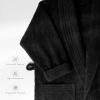 American Soft Linen Women’s 100% Cotton Terry Bathrobe – Soft, Absorbent, Quick Dry Turkish Robes for Women Quality Housecoat(Black)