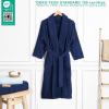 American Soft Linen Women’s 100% Cotton Terry Bathrobe – Soft, Absorbent, Quick Dry Turkish Robes for Women Quality Housecoat(Navy Blue)
