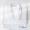 American Soft Linen Women’s Fleece Bathrobe Luxury Soft, Plush Robe for Women Cozy Spa Quality Adult Bathroom Lounge Robe(White)