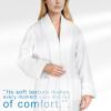 American Soft Linen Women’s Fleece Bathrobe Luxury Soft, Plush Robe for Women Cozy Spa Quality Adult Bathroom Lounge Robe(White)