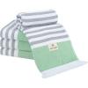 American Soft Linen 100% Cotton Turkish Peshtemal Beach Towels, 35″x60″ Size 4 Pack Swim Towels for Beach and Pool Towels, Brown(Light Green)