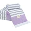 American Soft Linen 100% Cotton Turkish Peshtemal Beach Towels, 35″x60″ Size 4 Pack Swim Towels for Beach and Pool Towels, Brown(Purple)