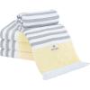 American Soft Linen 100% Cotton Turkish Peshtemal Beach Towels, 35″x60″ Size 4 Pack Swim Towels for Beach and Pool Towels, Brown(Sun Yellow)