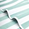 American Soft Linen Cabana Striped Beach Towels, 30×60 inch 4 Piece Oversize Pool Towels, Quick Drying Sand Free Swim Towels, Mint Green(Mint)