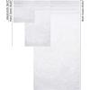 American Soft Linen 100% Carde Cotton 6 Piece Towel Set, 590 GSM Heavy Weight Soft Absorbent Turkish Towels for Bathroom, Smoke Grey(Snow White)