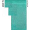 American Soft Linen 100% Carde Cotton 6 Piece Towel Set, 590 GSM Heavy Weight Soft Absorbent Turkish Towels for Bathroom, Smoke Grey(Turquoise)
