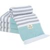 American Soft Linen 100% Cotton Turkish Peshtemal Beach Towels, 35″x60″ Size 4 Pack Swim Towels for Beach and Pool Towels, Sky Blue(Baby Blue)