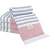 American Soft Linen 100% Cotton Turkish Peshtemal Beach Towels, 35″x60″ Size 4 Pack Swim Towels for Beach and Pool Towels, Sky Blue(Rose)