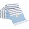 American Soft Linen 100% Cotton Turkish Peshtemal Beach Towels, 35″x60″ Size 4 Pack Swim Towels for Beach and Pool Towels, Sky Blue(Royal Blue)