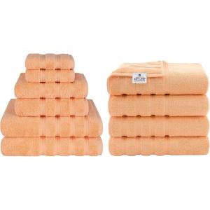 American Soft Linen 6 Piece Towel Set and 4 Piece Bath Towel Set Bundle