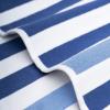 American Soft Linen Cabana Striped Beach Towels, 30×60 inch 4 Piece Oversize Pool Towels, Quick Drying Sand Free Swim Towels, Navy-Sky Blue(Navy Blue-sky Blue)