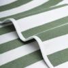 American Soft Linen Cabana Striped Beach Towels, 30×60 inch 4 Piece Oversize Pool Towels, Quick Drying Sand Free Swim Towels, Navy-Sky Blue(Sage Green)