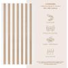 American Soft Linen Cabana Striped Beach Towels, 30×60 inch 4 Piece Oversize Pool Towels, Quick Drying Sand Free Swim Towels, Rockridge Grey(Beige)