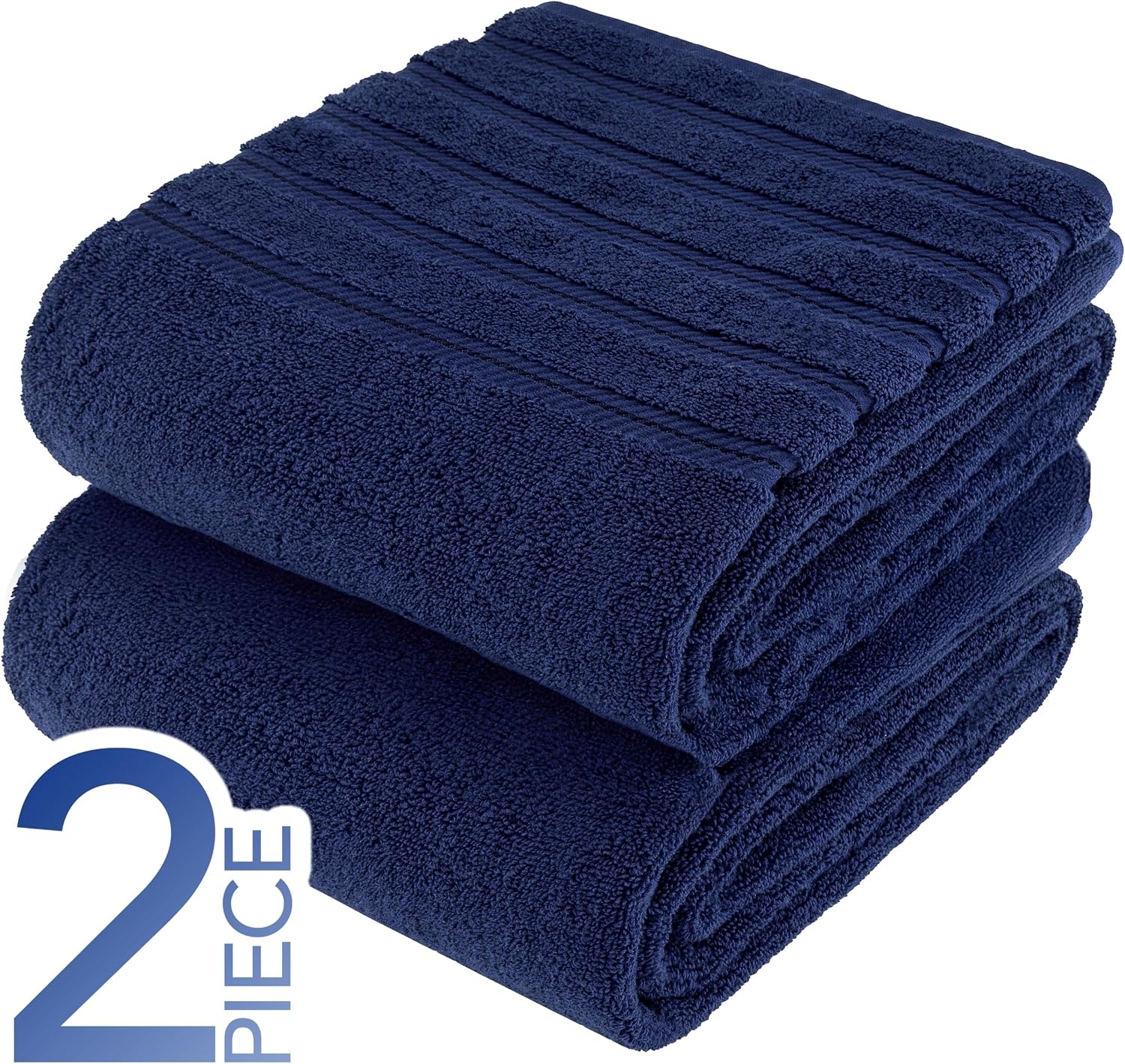 image:imageAmerican Soft Linen 100 Cotton Luxury Turkish Towels 4 PC Hand Towel Set Soft Absorbent Quick Dry OEKO Tex Standard 100 Certificated Durable Machine Washable Breathable Premium Hotel QualityNavy Blue